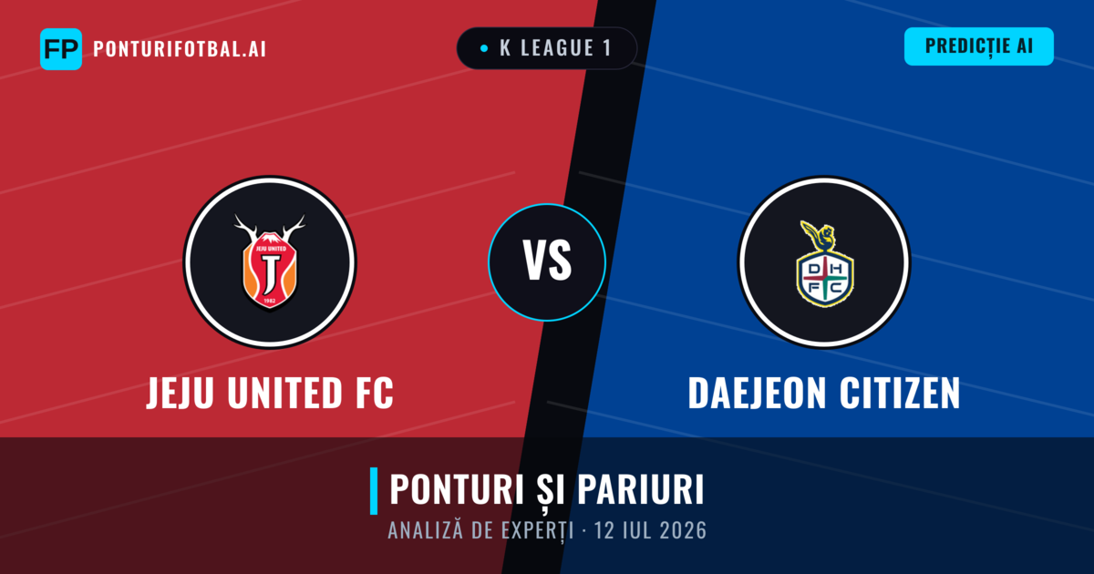 Jeju United FC vs Daejeon Citizen — pronostic și avancronică meci