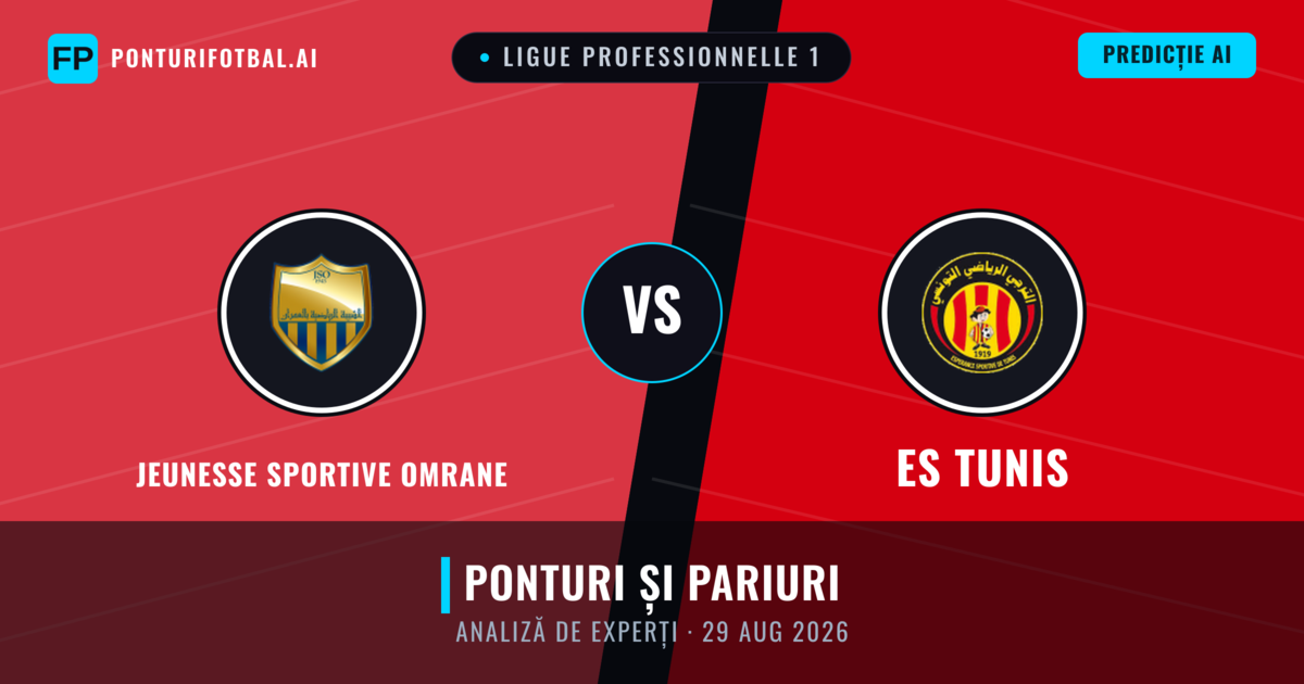Jeunesse Sportive Omrane vs ES Tunis — pronostic și avancronică meci