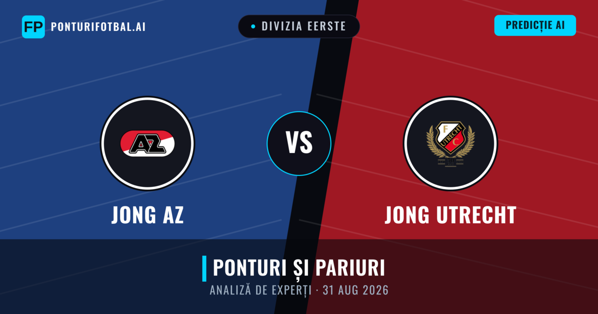 Jong AZ vs Jong Utrecht — pronostic și avancronică meci