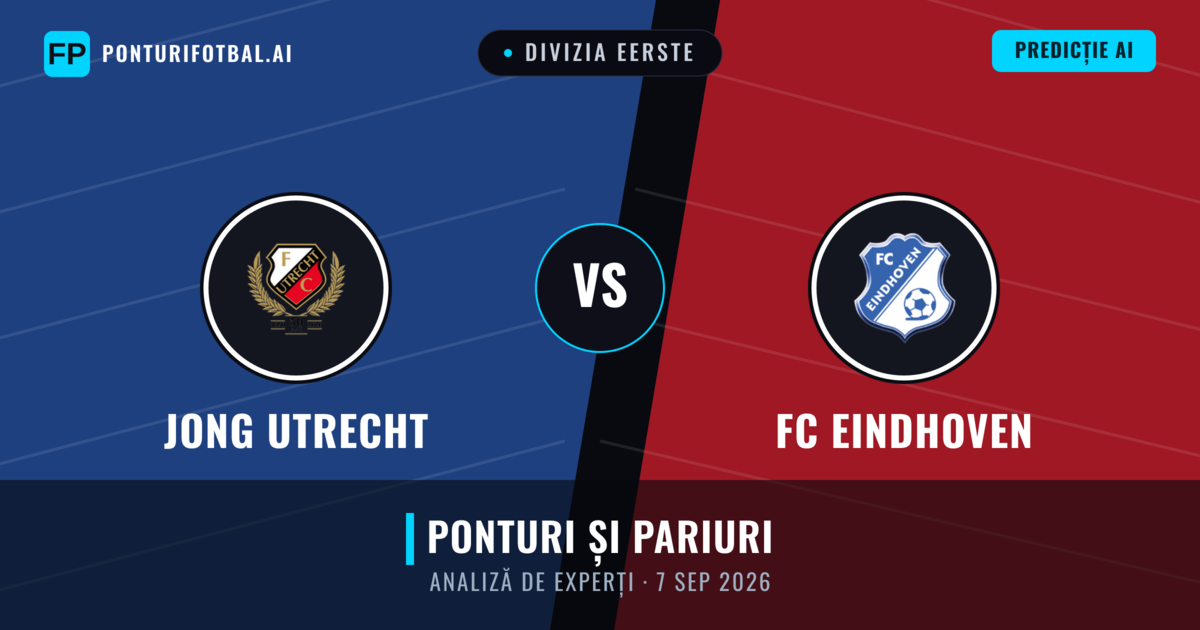Jong Utrecht vs FC Eindhoven — pronostic și avancronică meci