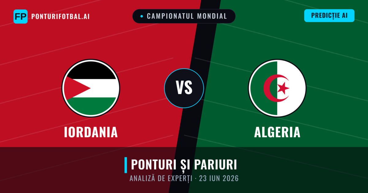 Iordania vs Algeria — pronostic și avancronică meci