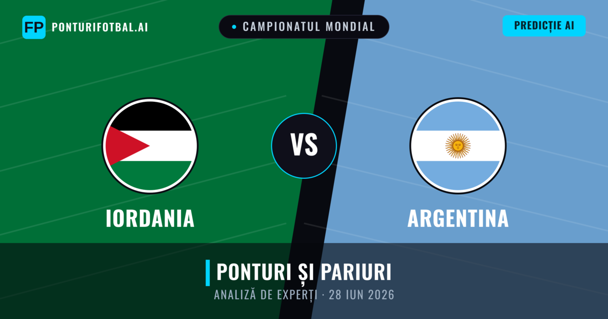 Iordania vs Argentina — pronostic și avancronică meci