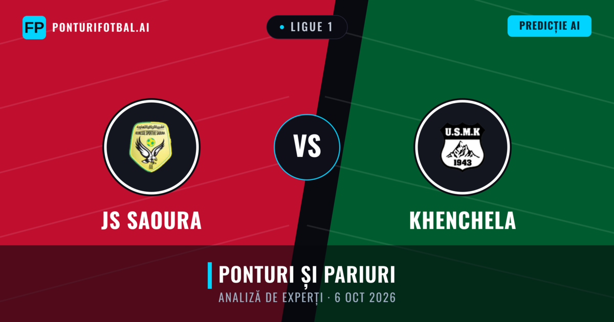 JS Saoura vs Khenchela — pronostic și avancronică meci