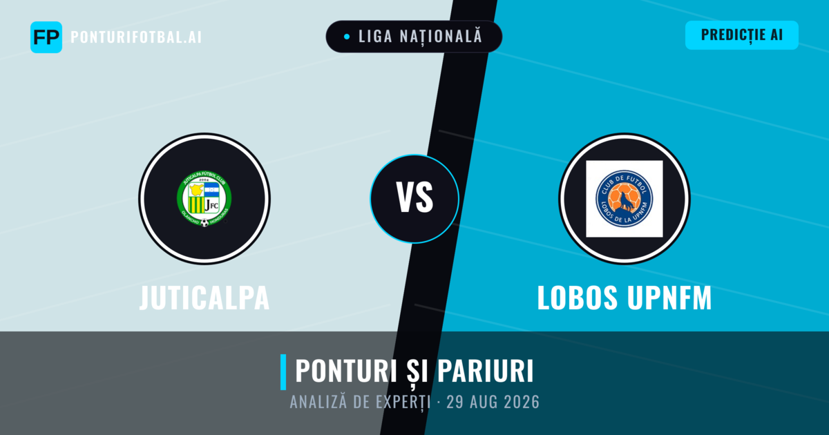 Juticalpa vs Lobos Upnfm — pronostic și avancronică meci