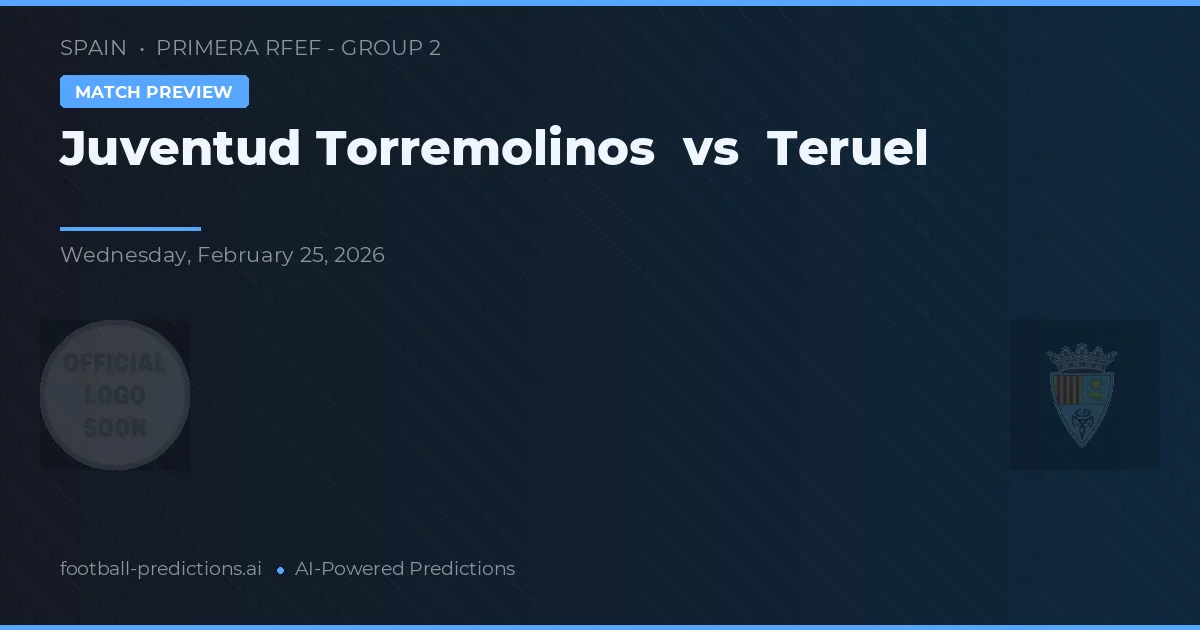 Juventud Torremolinos vs Teruel — pronostic și avancronică meci