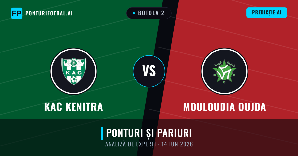 KAC Kenitra vs Mouloudia Oujda — pronostic și avancronică meci