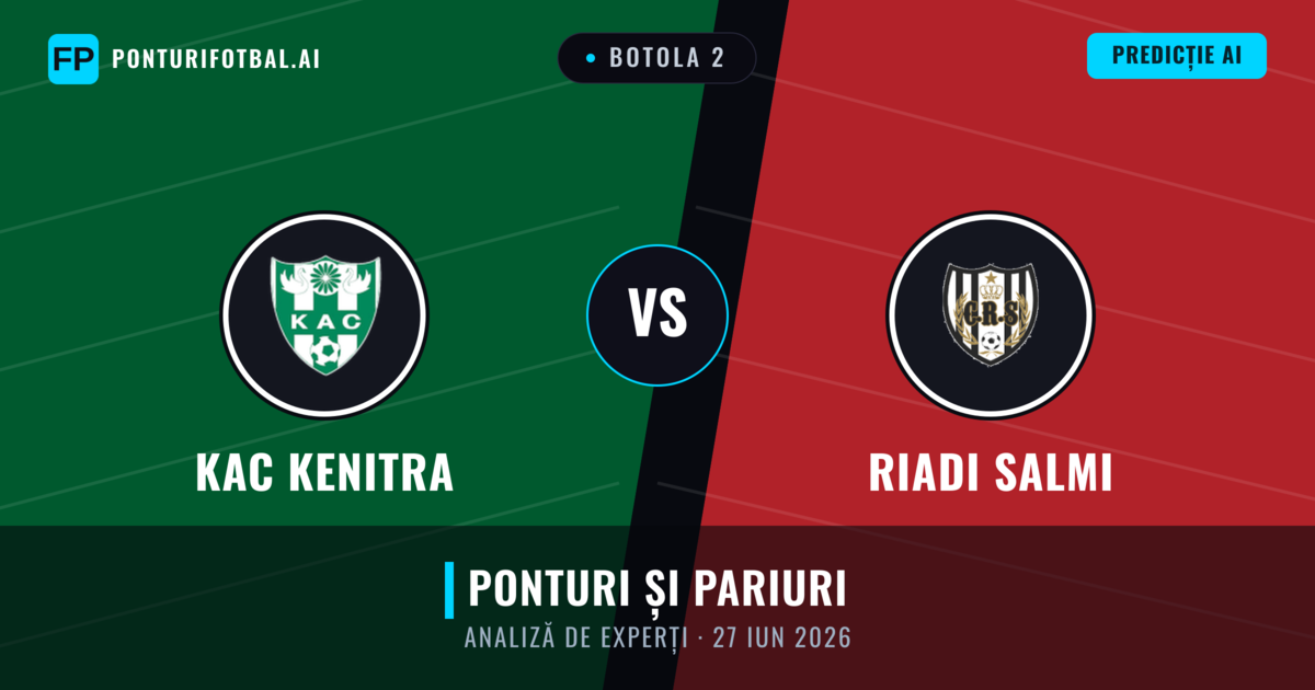 KAC Kenitra vs Riadi Salmi — pronostic și avancronică meci