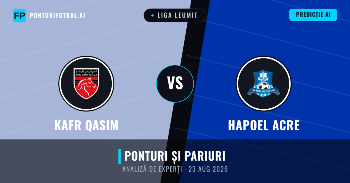 Kafr Qasim vs Hapoel Acre — pronostic și avancronică meci