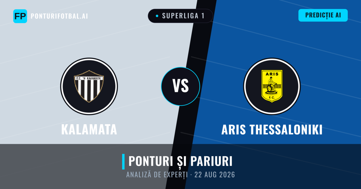 Kalamata vs Aris Thessaloniki — pronostic și avancronică meci