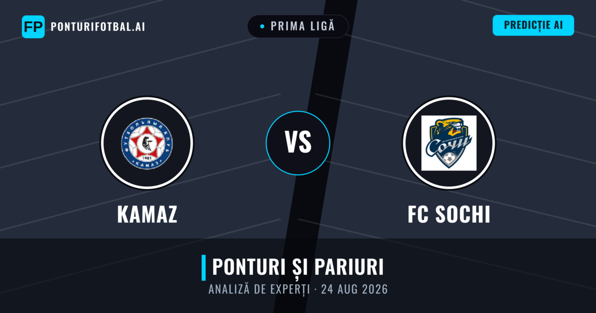KAMAZ vs FC Sochi — pronostic și avancronică meci
