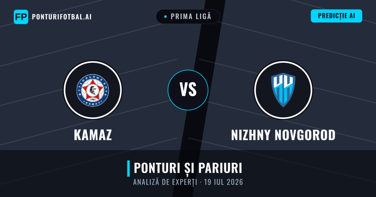 KAMAZ vs Nizhny Novgorod — pronostic și avancronică meci