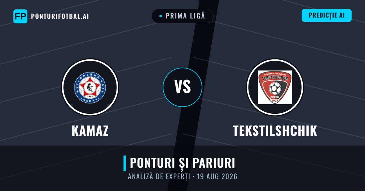KAMAZ vs Tekstilshchik — pronostic și avancronică meci