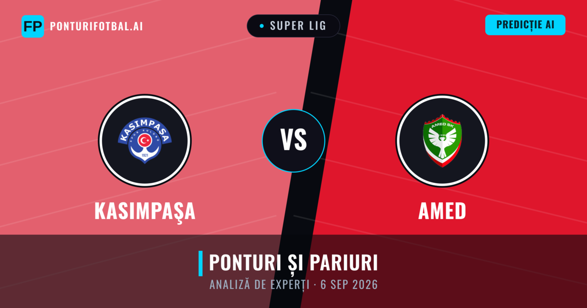 Kasımpaşa vs Amed — pronostic și avancronică meci