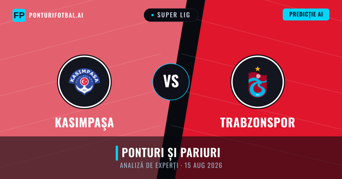 Kasımpaşa vs Trabzonspor — pronostic și avancronică meci