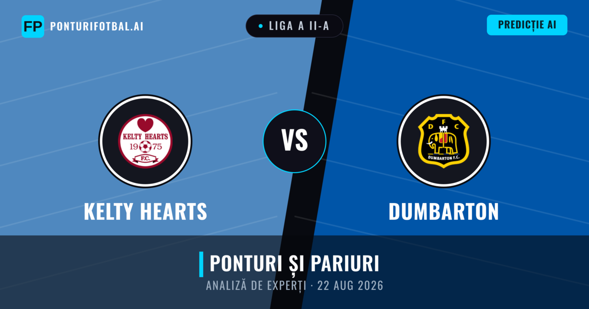 Kelty Hearts vs Dumbarton — pronostic și avancronică meci