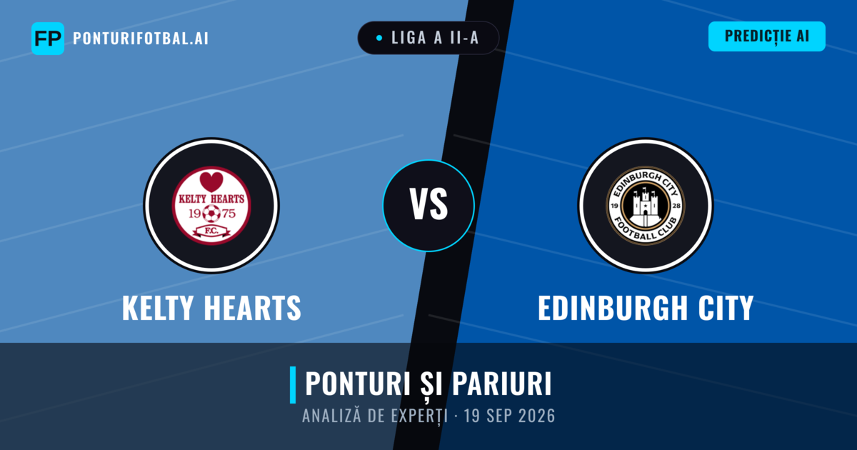 Kelty Hearts vs Edinburgh City — pronostic și avancronică meci