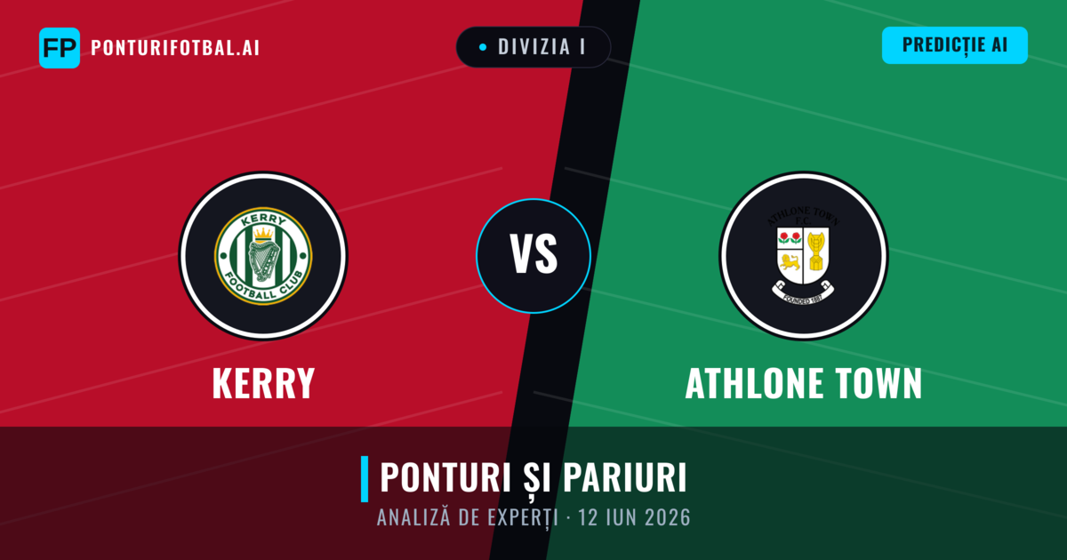 Kerry vs Athlone Town — pronostic și avancronică meci