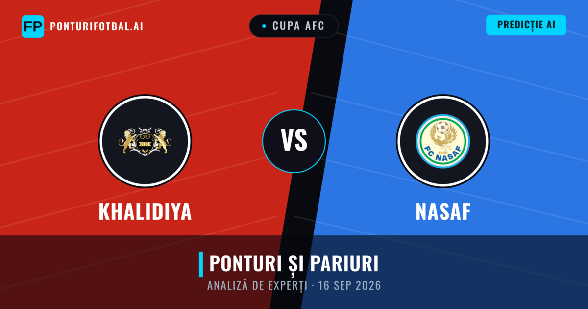 Khalidiya vs Nasaf — pronostic și avancronică meci