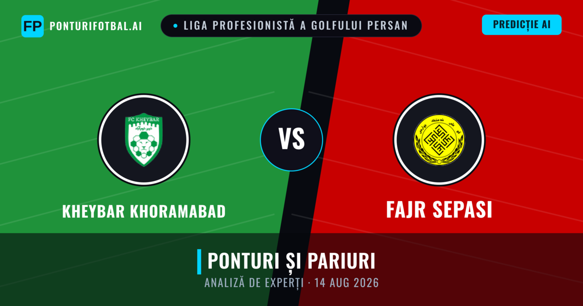 Kheybar Khoramabad vs Fajr Sepasi — pronostic și avancronică meci