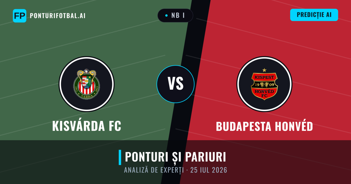 Kisvárda FC vs Budapesta Honvéd — pronostic și avancronică meci