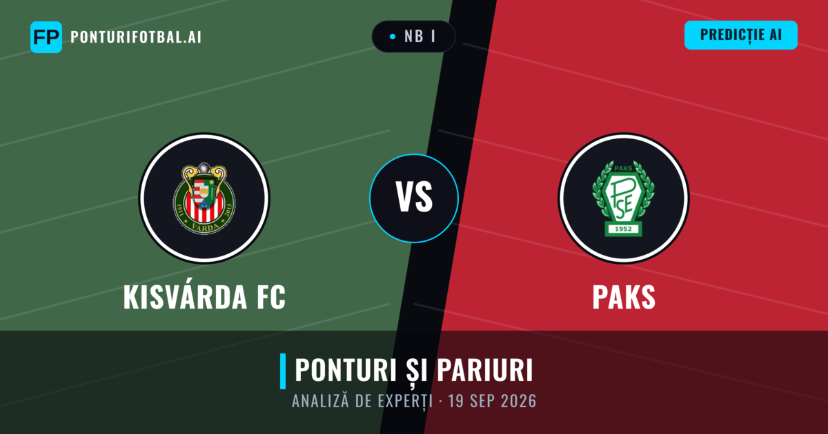 Kisvárda FC vs Paks — pronostic și avancronică meci