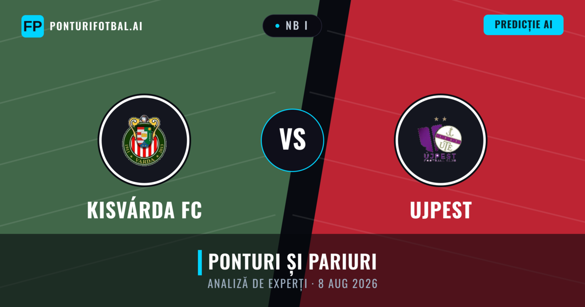Kisvárda FC vs Ujpest — pronostic și avancronică meci