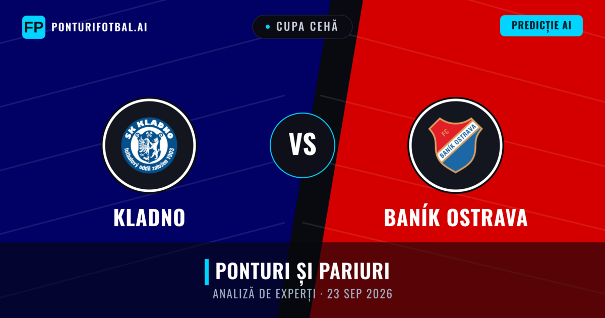 Kladno vs Baník Ostrava — pronostic și avancronică meci