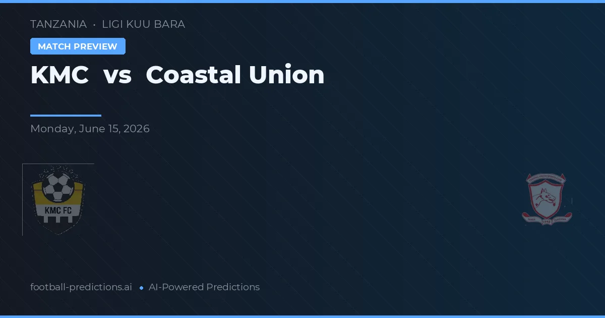 KMC vs Unionul de Coastă — pronostic și avancronică meci