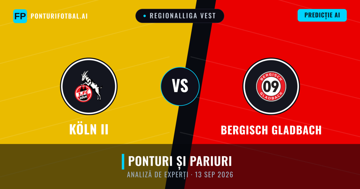 Köln II vs Bergisch Gladbach — pronostic și avancronică meci