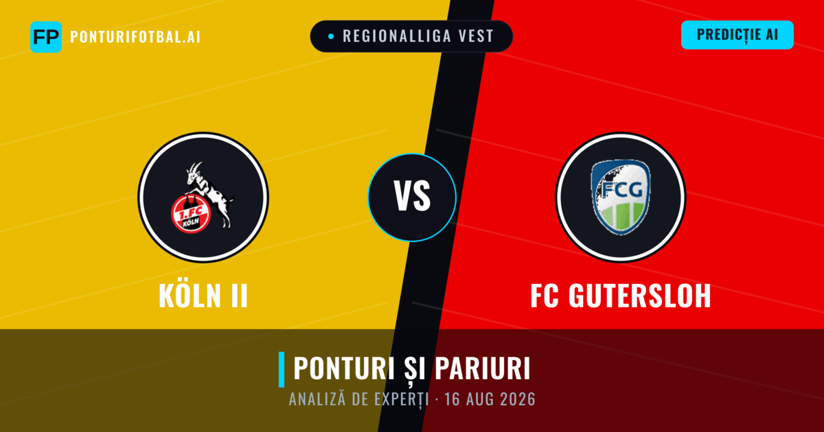 Köln II vs FC Gutersloh — pronostic și avancronică meci