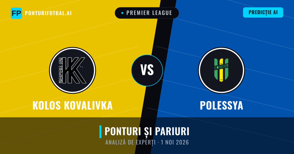 Kolos Kovalivka vs Polessya — pronostic și avancronică meci