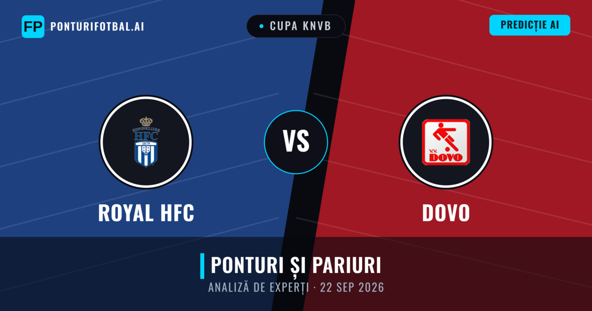 Royal HFC vs Dovo — pronostic și avancronică meci