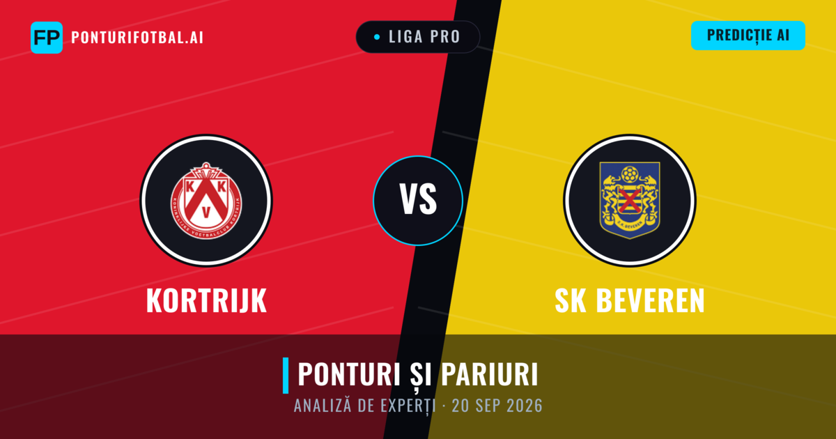 Kortrijk vs SK Beveren — pronostic și avancronică meci