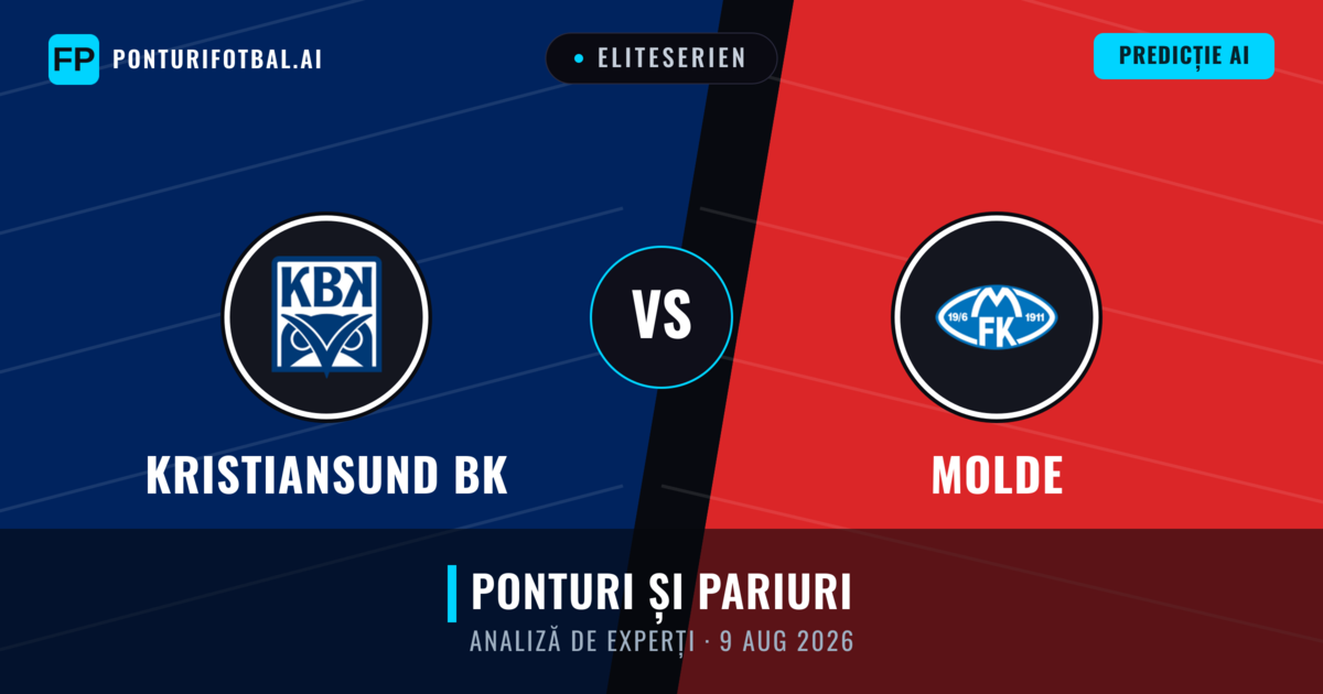 Kristiansund BK vs Molde — pronostic și avancronică meci