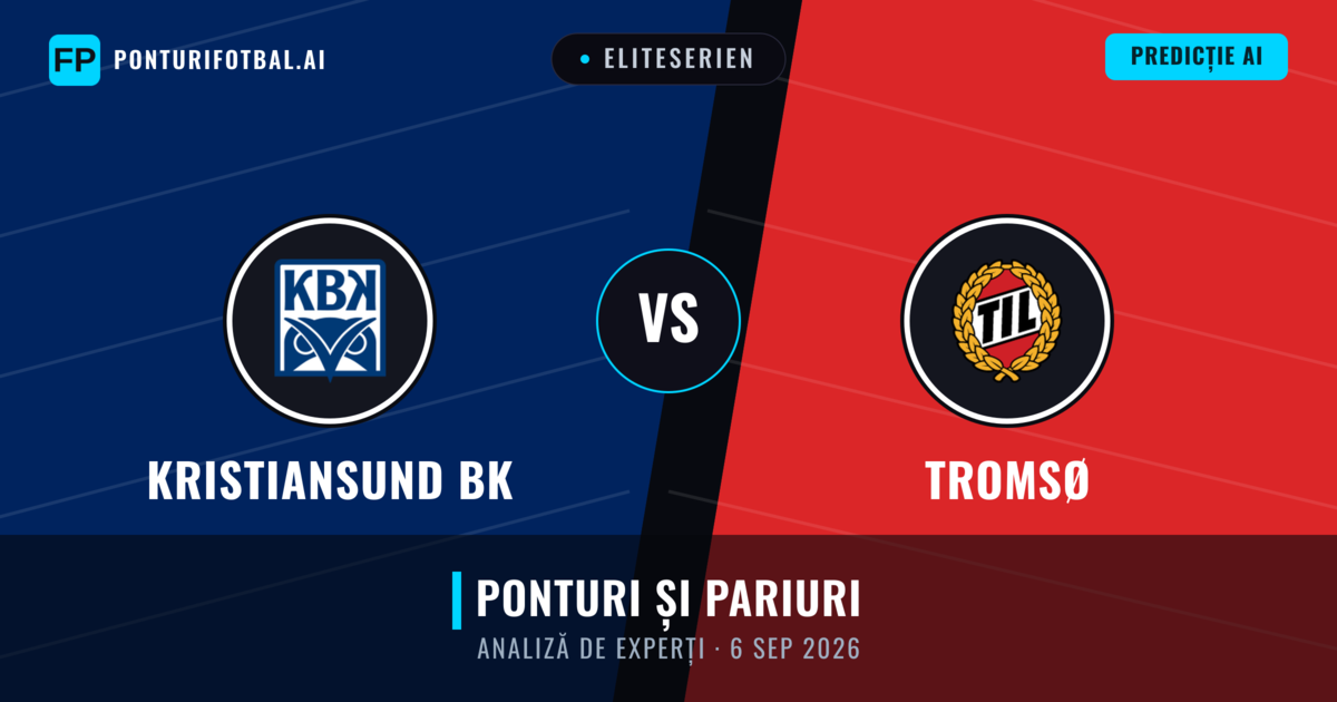 Kristiansund BK vs Tromsø — pronostic și avancronică meci
