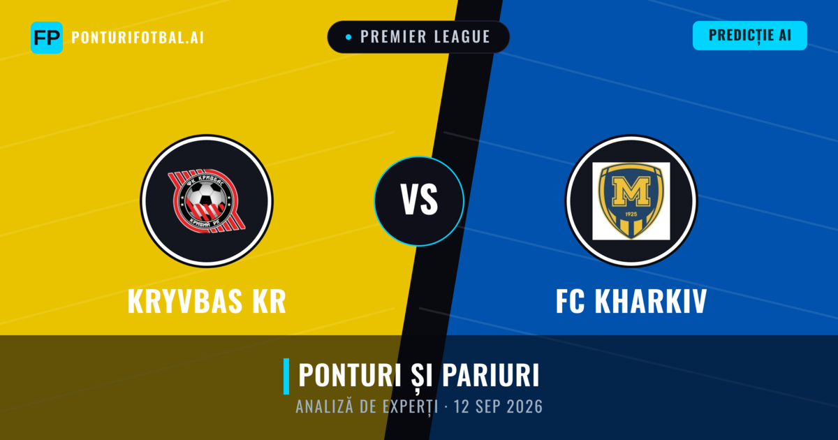 Kryvbas KR vs FC Kharkiv — pronostic și avancronică meci