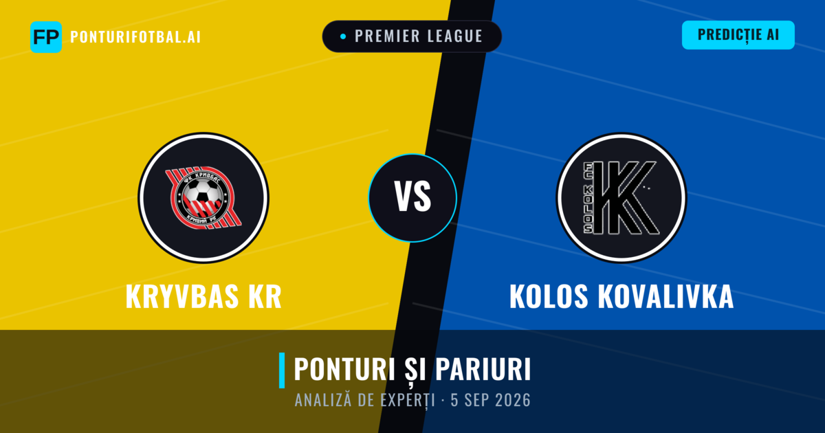Kryvbas KR vs Kolos Kovalivka — pronostic și avancronică meci