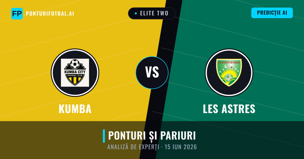 Kumba vs Les Astres — pronostic și avancronică meci