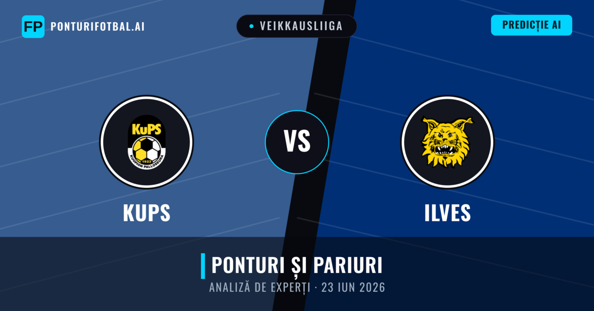 KuPS vs Ilves — pronostic și avancronică meci