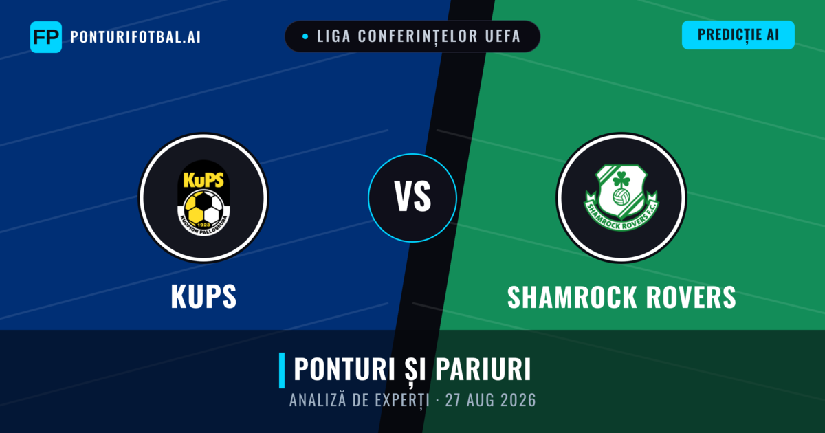 KuPS vs Shamrock Rovers — pronostic și avancronică meci