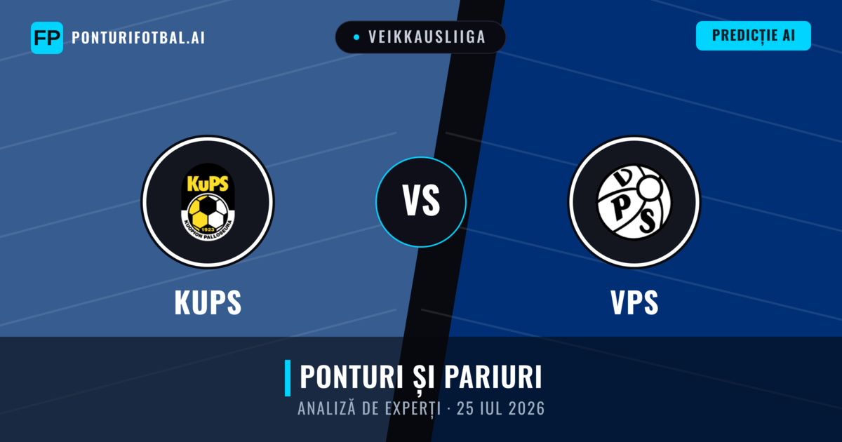 KuPS vs VPS — pronostic și avancronică meci