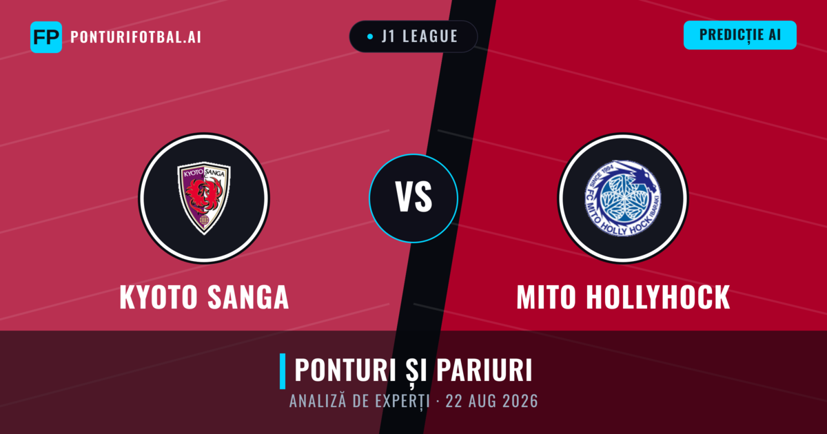 Kyoto Sanga vs Mito HollyHock — pronostic și avancronică meci