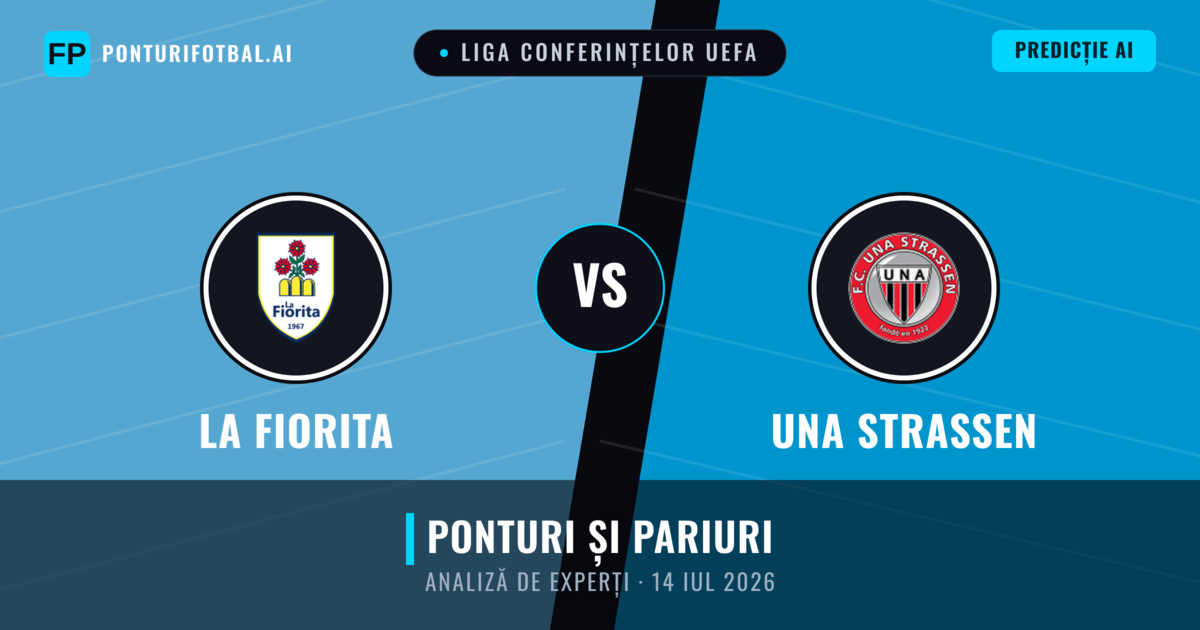 La Fiorita vs UNA Strassen — pronostic și avancronică meci