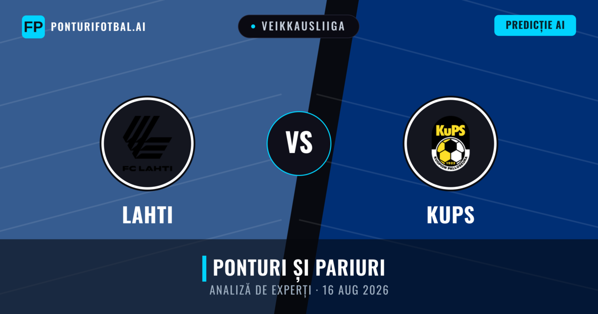 Lahti vs KuPS — pronostic și avancronică meci