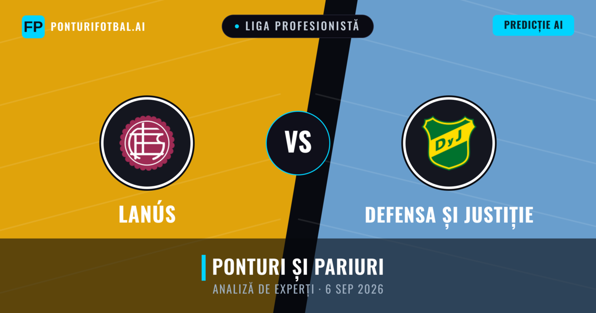 Lanús vs Defensa și Justiție — pronostic și avancronică meci
