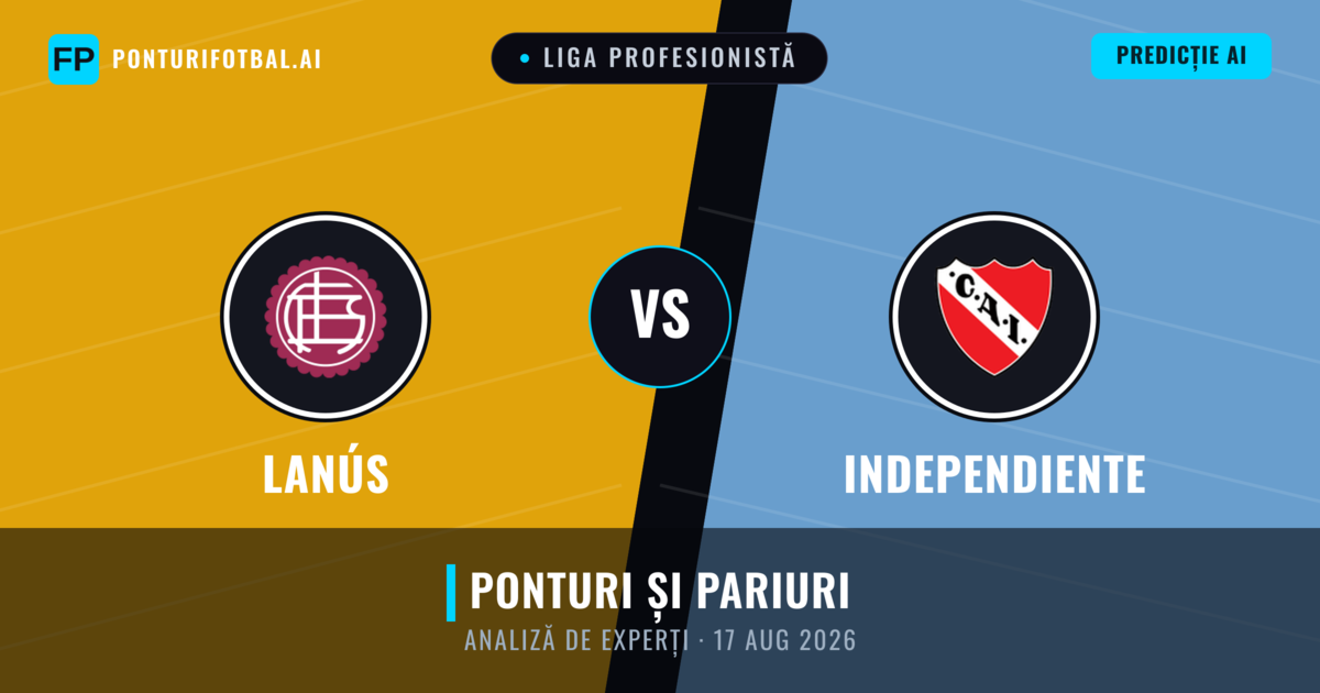 Lanús vs Independiente — pronostic și avancronică meci
