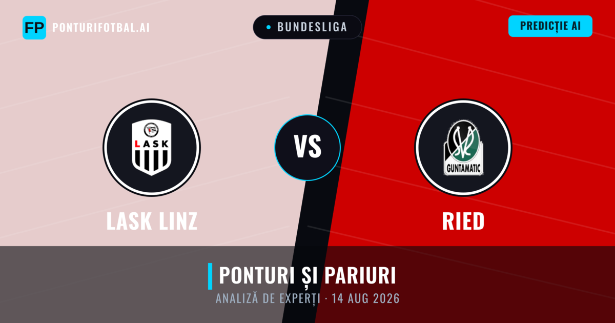 LASK Linz vs Ried — pronostic și avancronică meci