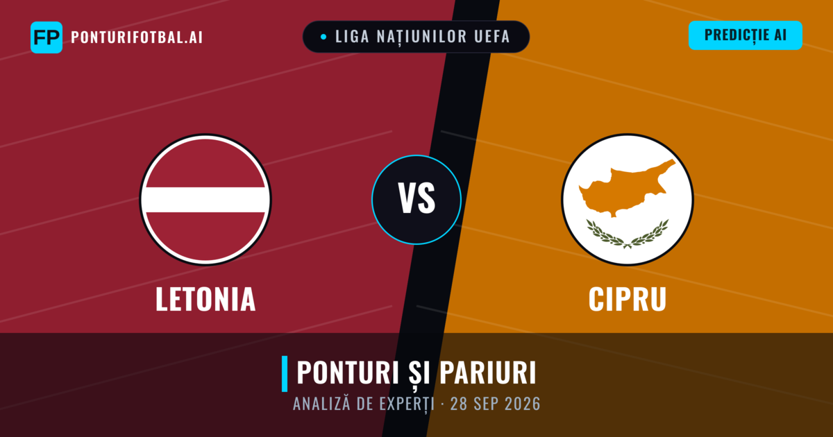Letonia vs Cipru — pronostic și avancronică meci