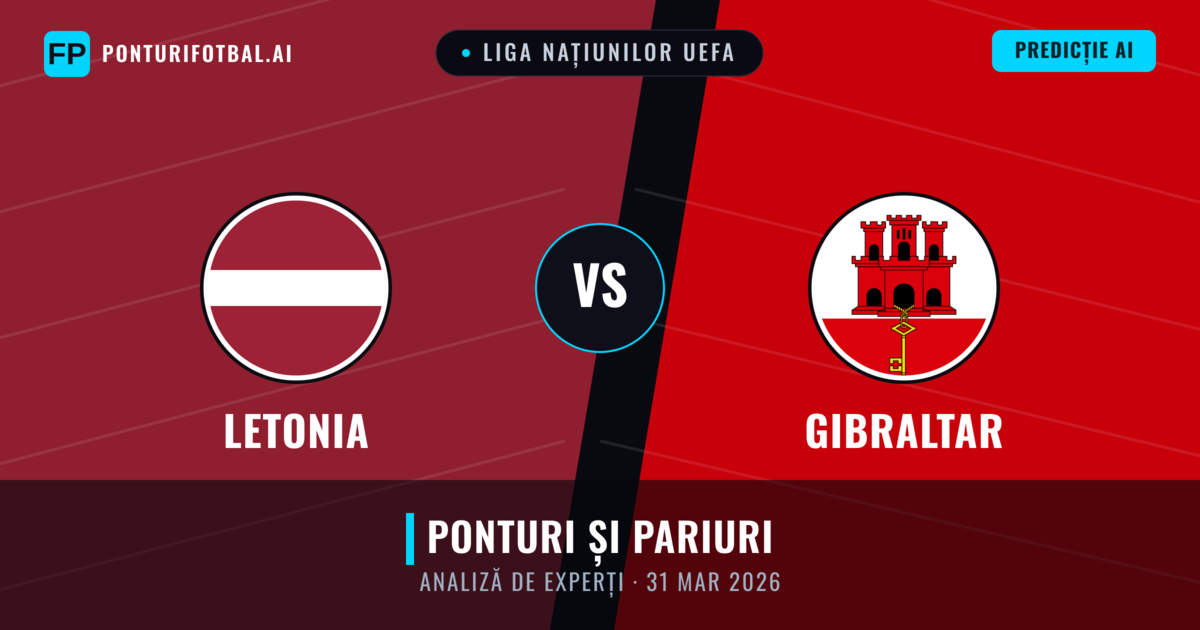 Letonia vs Gibraltar — pronostic și avancronică meci