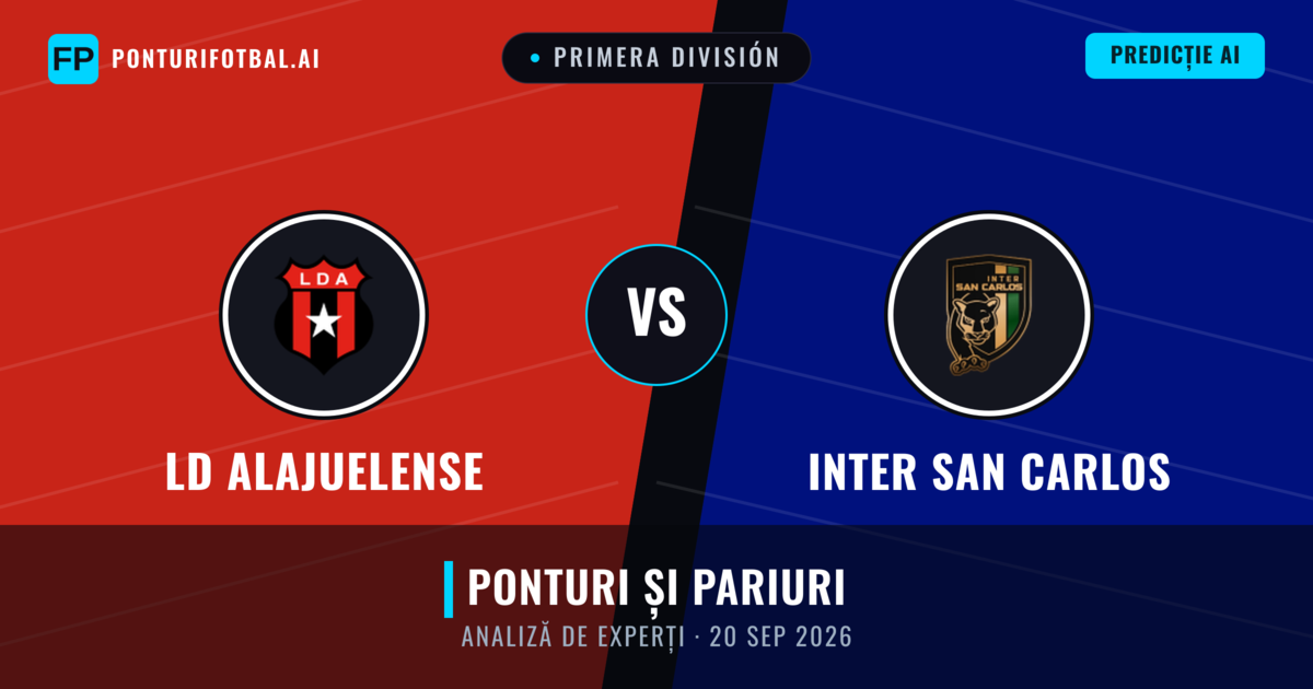 LD Alajuelense vs Inter San Carlos — pronostic și avancronică meci